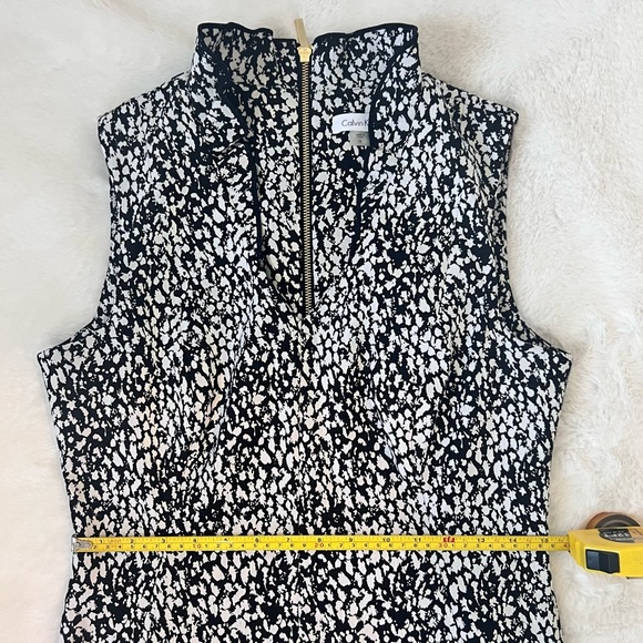 Calvin Klein White and Black Ruffle Dress - Picture 10 of 17